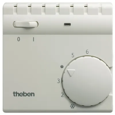 Theben Raumthermostat RAM 706 7060001 | mechanisch | Raumtemperaturregler 5–30°C | Aufputz | IP30 | 230V AC | weiß