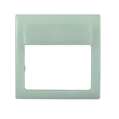 Theben Ausgleichsrahmen 45A BJRE CL 9080001 | Adapterrahmen für Busch-Jaeger Reflex SI | farbneutral | schwarz