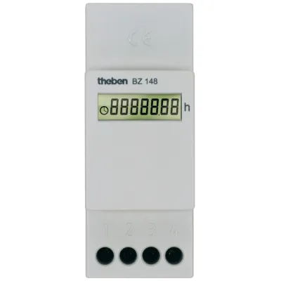 Theben Betriebsstundenzähler BZ148 1480000 | digital | DIN-Schiene | 24-240V AC/DC | IP65 | 35x45mm | ohne Reset
