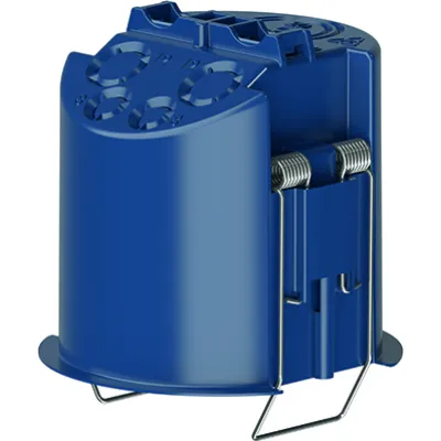 Theben Decken-Einbaudose 68A 9070992 | Deckeneinheit für Melder | 68 mm | Zugentlastung | Berührungsschutz