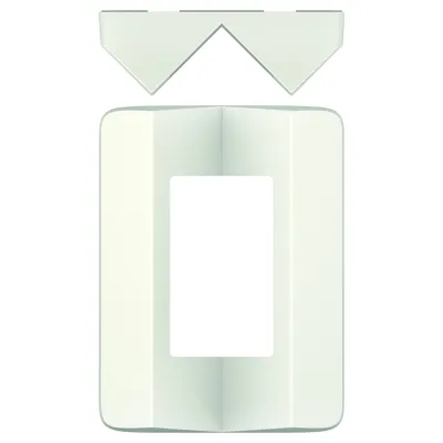 Theben Eck-Adapter Eckwinkel 9070904 theLuxa P WH | Bewegungsmelder Zubehör | Eckmontage | weiß