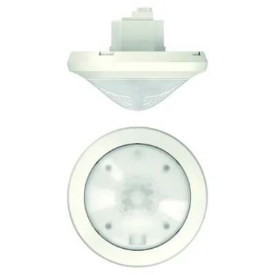 Theben Präsenzmelder thePassa P360 KNX UP WH 2019300 | 360° | 30x4,5m | 2 Lichtkanäle | weiß | KNX Unterputz