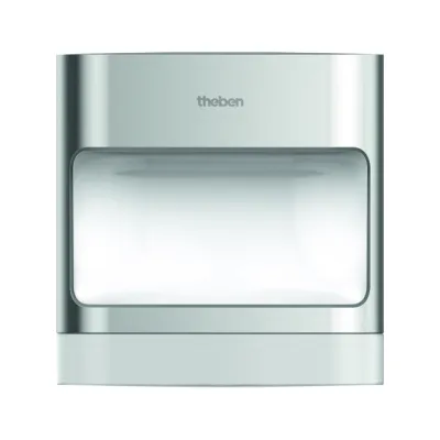Theben LED-Wandleuchte theLeda D S AL 1020901 | 8,5W 3000K 760lm | Bewegungsmelder | IP55 Außenleuchte | Aluminium