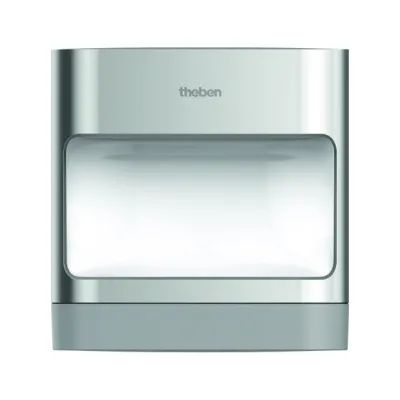 Theben LED-Außenwandleuchte theLeda D SL AL 1020701 | 8,5W | 760lm | 3000K warmweiß | IP55 | Aluminium | Funk