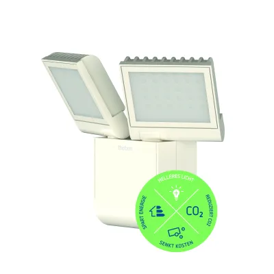 THEBEN LED-Strahler theLeda S17-100L WH 1020602 | 17W | 1800 lm | 4000K neutralweiß | IP55 | drehbar | weiß