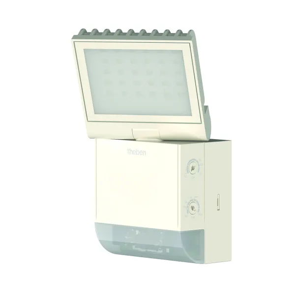 THEBEN LED-Strahler theLeda S8-100 WH 1020800 | Bewegungsmelder | 8,5W | 900lm | 4000K | IP55 | Wandmontage | weiß