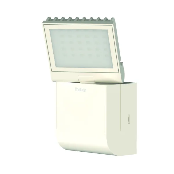 THEBEN LED-Strahler theLeda S8-100L WH 8,5W | 900lm | 4000K | IP55 | drehbar | Kunststoff weiß | Wandmontage