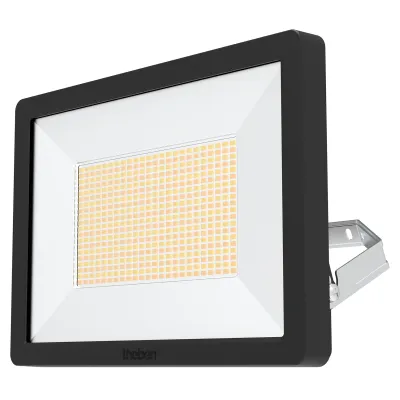 Theben LED-Strahler theLeda B100 dual BK | 100W | 3000/4000K | Bewegungsmelder optional | schwarz | außen