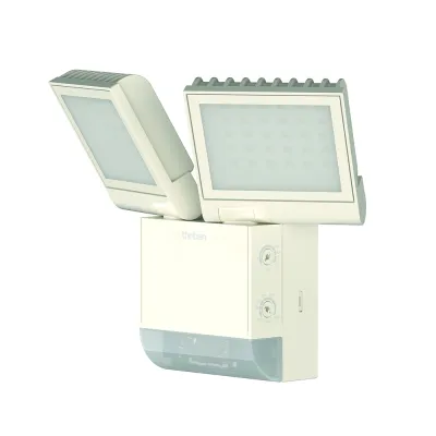 THEBEN LED-Strahler theLeda S17-100 WH 1020802 | Bewegungsmelder | 17W | 1800lm | 4000K | IP55 | drehbar | weiß