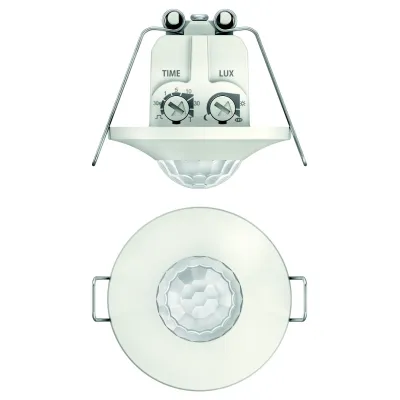 Theben Bewegungsmelder thePiccola S360-100 DE WH | 360° | Unterputz | PIR Sensor | 8 m | IP40 | weiß