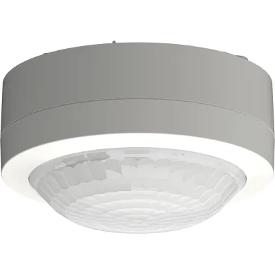 THEBEN Bewegungsmelder PIRA T8 AP 1030203 | PIR Sensor 360° | Deckenmontage Aufputz | 230V | IP21 | 200W | weiß