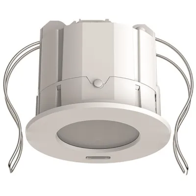 Theben Präsenzmelder PlanoSpot 2039100 KNX | 360° Erfassungsbereich | Unterputz | flaches Design | weiß | RAL 9010