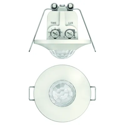 Theben Präsenzmelder | thePiccola P360-100 DE WH | 360° PIR | Unterputz | IP40 | weiß | Deckeneinbau