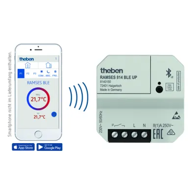 THEBEN RAMSES 814 BLE UP Uhrenthermostat Wochenprogramm
