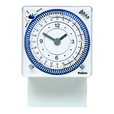 Theben Zeitschaltuhr SYN 169S 1-Kanal | analog | 230V AC | 24h | 15min Schaltzeit | Wechsler | 72x72mm | IP20