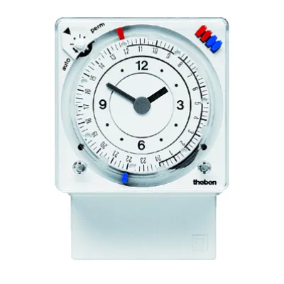 Theben Zeitschaltuhr SUL 289h | 1-Kanal | analog | 230V | 72x72mm | 72h Gangreserve | 24h/7Tage | IP20