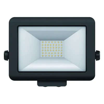 Theben LED-Strahler theLeda B30L BK | 30W | 2100lm | 5000K | IP65 | Außen | Wandmontage | drehbar | schwarz