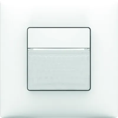 Theben Präsenzmelder theMura P180 KNX UP 2069655 | Wandmontage Unterputz | 170° 17m Reichweite | Akustiksensor | weiß