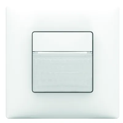 Theben Präsenzmelder theMura P180 KNX UP 2069655 | Wandmontage Unterputz | 170° 17m Reichweite | Akustiksensor | weiß