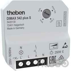 Theben UP-Universaldimmer f. ESL/230V LED-L DIMAX 542 plus S