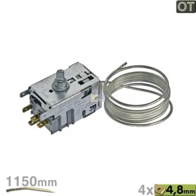Thermostat 077B6497 Danfoss 1150mm Kapillarrohr 4x4,8mm AMP 899671162841