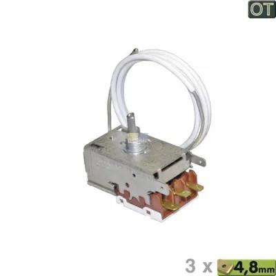 Thermostat K57-L5537 Ranco 900mm Kapillarrohr 3x4,8mm AMP 6151190 Liebherr