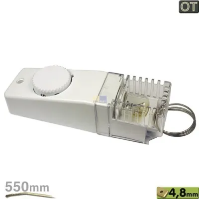 Thermostat Umbausatz 077B6776 Danfoss 550mm Kapillarrohr 4,8mm AMP 00491769