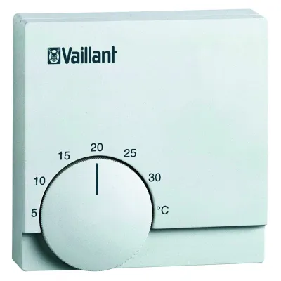 Vaillant Raumtemperaturregler VRK 121 | 300613 | Thermostat für Elektro-Speicherheizgeräte | Aufputz | weiß