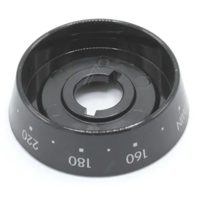 Thermostatknopf für Ofen Whirlpool/Indesit 488000285140 schwarz