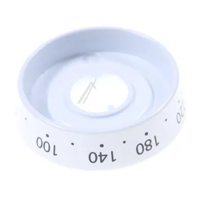 Thermostatknopf mit Grill für Whirlpool Ofen 482000091624 weiß, Kunststoff