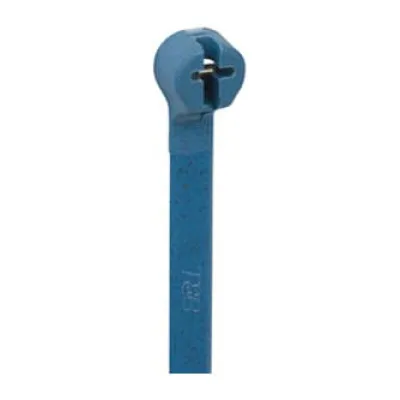 ABB Ty-Rap Kabelbinder TY525MR-NDT | detektierbar | 186x4,6mm | Stahlnase | Polyamid | Lebensmittelindustrie | blau