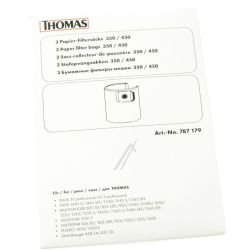 Thomas Papierfiltersack 350/450 (VE3)