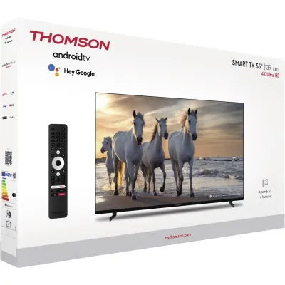 Thomson Smart TV 55UA5S13 | 55 Zoll 4K Ultra HD LED | Android TV | HDR10 | Google Assistant | Triple Tuner | WLAN