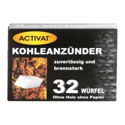 Till-Zündfix Activat Anzünder für Kamin und Ofen, 24 Packungen á 32 Würfel