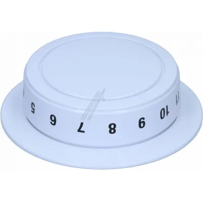 Timer-Drehknopf für Whirlpool Dunstabzugshaube 488000507943 - weiß, Kunststoff
