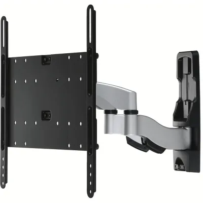 Vivanco TV Wandhalterung Ultra Slim Pro L | schwenkbar | 43–55 Zoll | VESA 400x400 | Titan