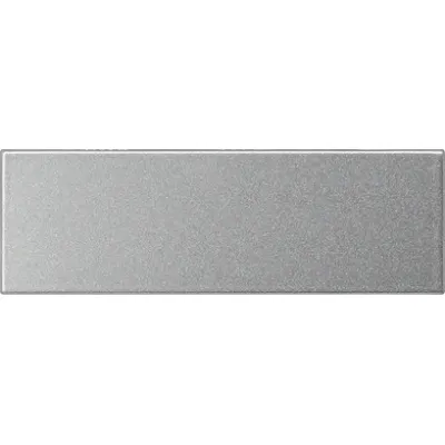 Gira Ruftasten-Abdeckung 125565 | Ruftaster-Abdeckung 2/3-fach TX44 | Türstation Zubehör | Aluminium | Farbe Alu