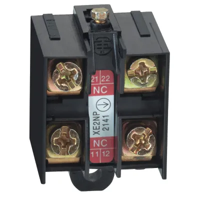 Telemechanique Sensors Hilfsschalterblock XE2NP2141 | 2 Öffner | Schraubanschluss | integrierbar | AC-15 3A 230V
