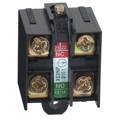 Telemechanique Sensors Hilfsschalterblock XE2NP2151 | 1 Schließer 1 Öffner | Schraubanschluss | integrierbar | 3A 240V