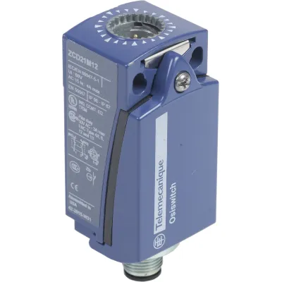 Telemechanique Sensors Hilfsschaltergehäuse ZCD21M12 | Metall | M12-Stecker | IP66/IP67 | 30x31x65mm