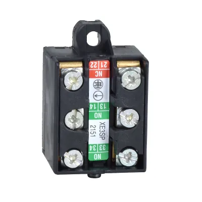 Schneider Electric Hilfsschalterblock XE3NP2141 | 1 Schließer 2 Öffner | 1,5A AC | Schraubanschluss