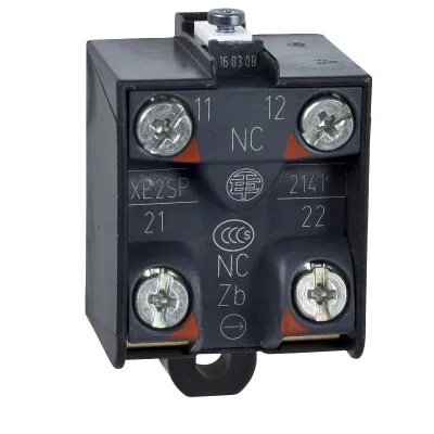 Telemechanique Sensors Hilfsschalterblock XE2SP2141 | 2 Öffner | Sprungfunktion | Schraubanschluss | integrierbar