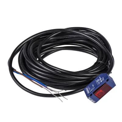 Telemecanique Sensors Einweg-Lichtschranke XUM0APSAL2 | 12-24V DC | 14m | PNP NO/NC | Teach-In | Kabel 2m | IP65
