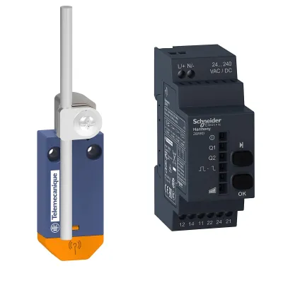 TELEMECANIQUE Einzelpositionsschalter XCMW159 | Miniatur | batterielos | wartungsfrei | IP65 | Stangenhebel