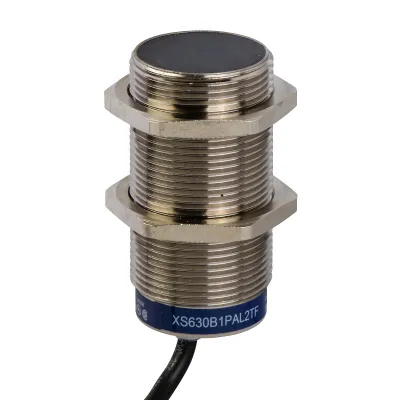 Telemecanique Sensors Induktivschalter XS630B1PAL2 | M30 | 15mm | PNP | 12–48V DC | 2m Kabel | NO | bündig