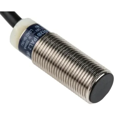 Telemechanique Induktiver Näherungsschalter XS512B1PAL2 | M12 | PNP | NO | 2mm | Metallgehäuse | IP68 | 2m Kabel