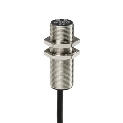 Telemechanique Sensors Induktiver Näherungsschalter XS118BLPBM12 | M18 | 5mm | PNP | NC | M12 Stecker | 12-24V DC
