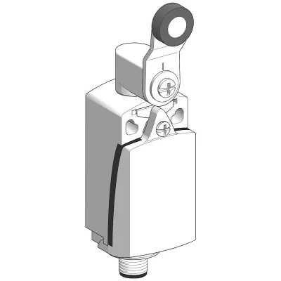 Telemechanique Positionsschalter XCKD2118M12 | Rollenhebel | 1Ö+1S | Sprungfunktion | Metall | M12 | IP66/IP67
