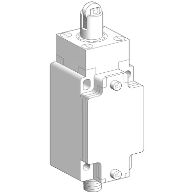 Telemechanique Positionsschalter XCKJ167D | IP66 | Metallgehäuse | Sprungschaltglied | M12 Stecker | 1Ö/1S