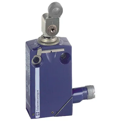 TMSS Positionsschalter M12 XCMD2126C12 | Rollenhebel Metallrolle | 1Ö 1S | Sprungfunktion | IP67K | 30x50x16mm